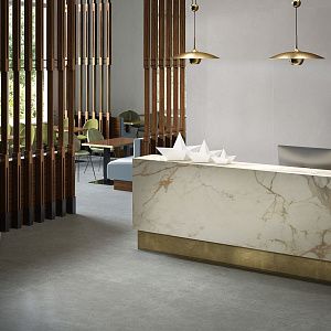 Ресепшн из керамики The Top Marazzi Golden White Satin