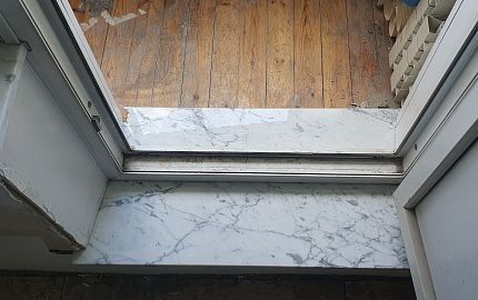 Мраморный подоконник Bianco Carrara C